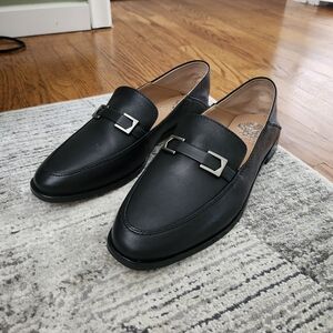 Vince Camuto Cakella Loafers in Black, Premium Leather